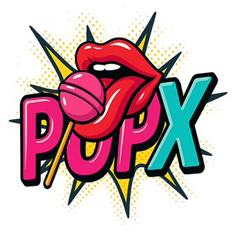 Logo PopX, soirées libertines privées à Bordeaux organisées en partenariat avec le 113 Avenue.